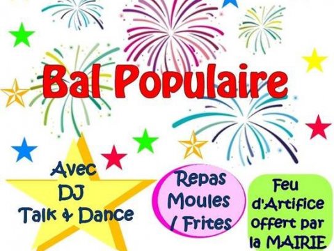Bal et feu d'artifice à Erdeven