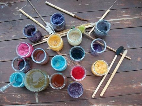 Atelier peindre avec la nature à Keravéon